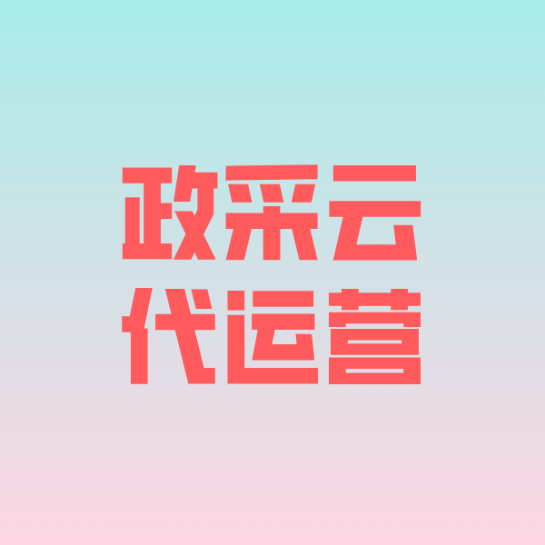 双鸭山政采云代运营